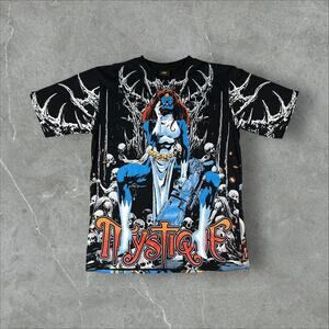 Mystique X-Men Mutant Marvel Comics AOP Size XL All Over Print RARE T-Shirt